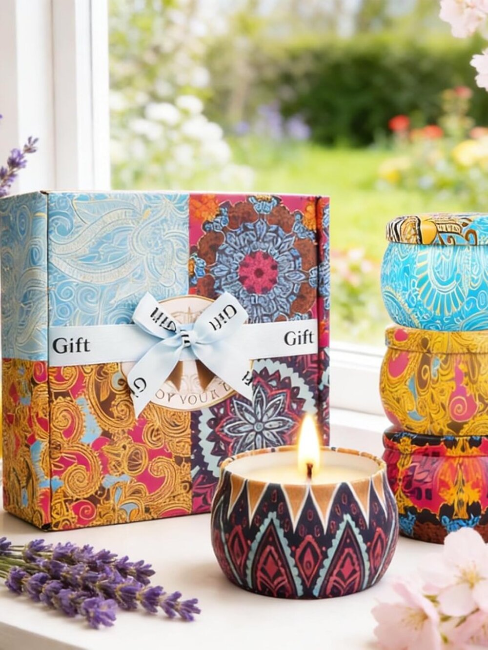 Scented Candles Gifts Set for Women, Aromatherapy Candles for Home Scented, Upgr - Picture 5 of 8